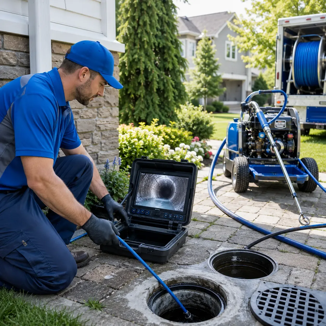 Outdoor drain cleaning professionals serving East Berne, NY
